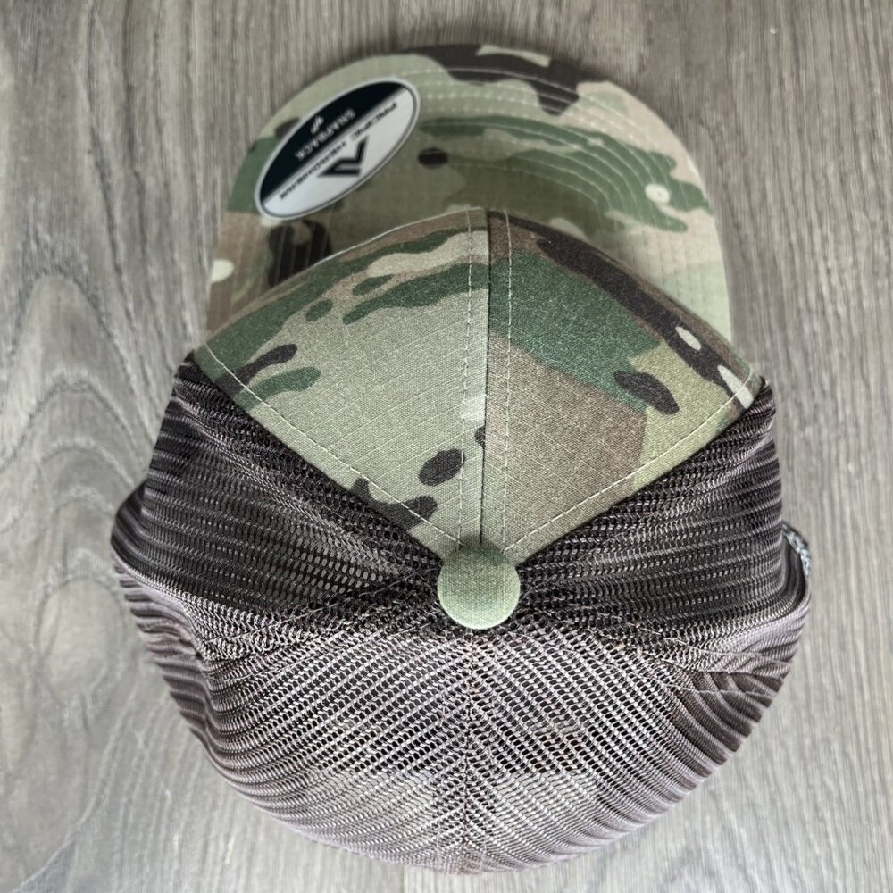 Fortline Waterworks Trucker Hat Camo Cap Pacific Snapback - Picture 9 of 12